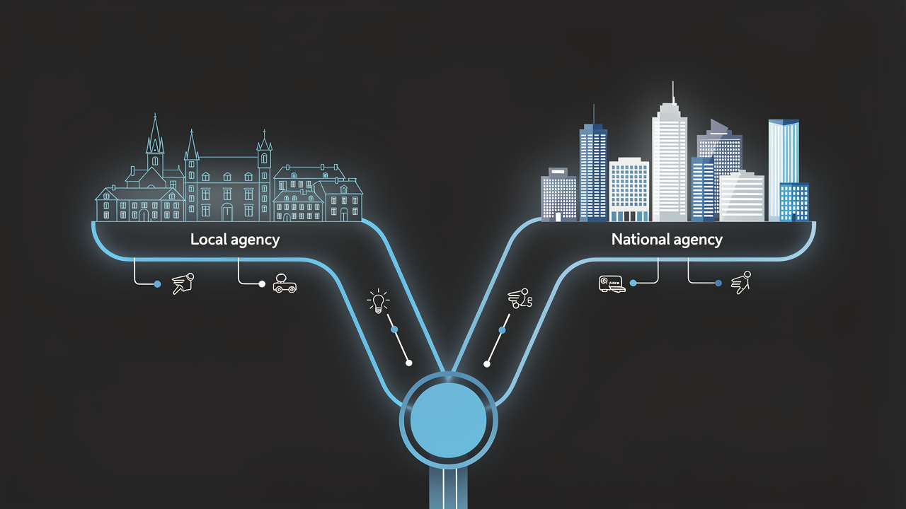 Agence Google Ads locale vs nationale Poitiers — comparatif prestataire digital Vienne